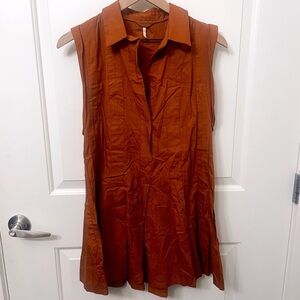 Free People Burnt Orange Dress
